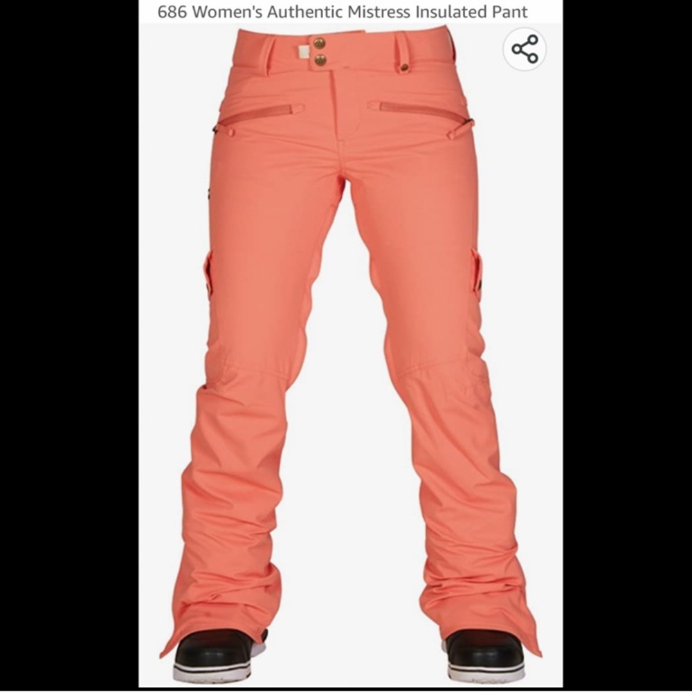 NWT 686 Mistress Authentic Collection InfiDry - Tailored Fit - Snow/Ski Pants